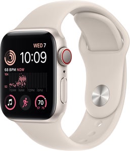 Apple Watch SE 2nd Gen 40 mm LTE (Starlight Alu/Starlight sportsbånd)