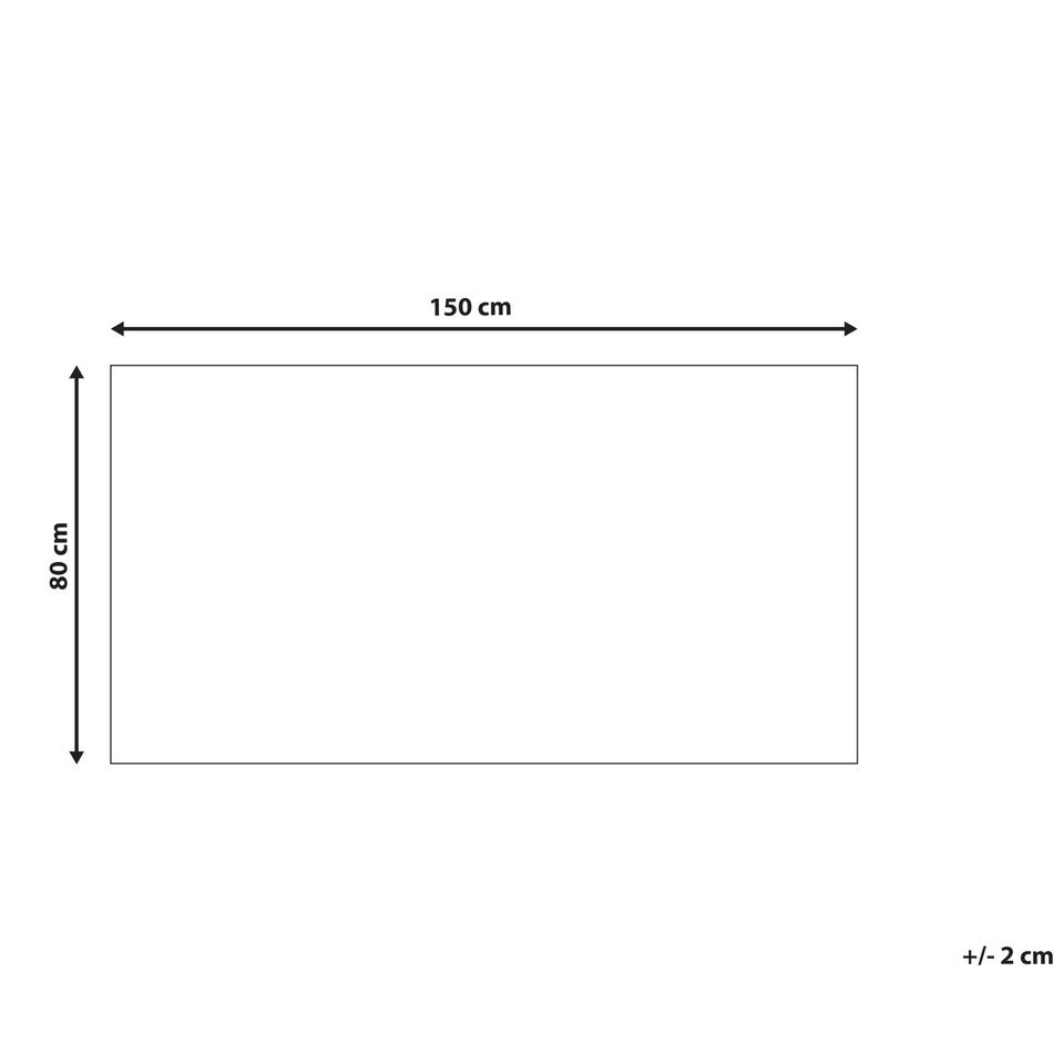 Tæppe 80 x 150 cm multifarvet uld TOMARZA