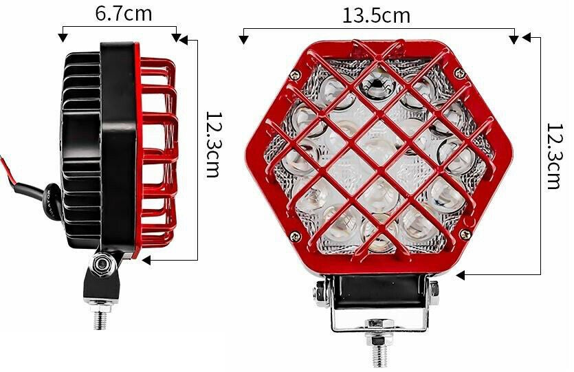 48 watt LED køretøjs projektør 12/24/48 volt - m...