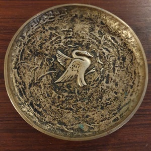 Bronzefad med svane