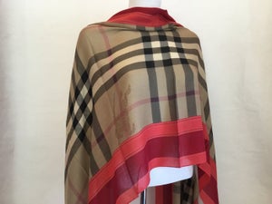 Burberry - Tartan corail / - Halstørklæde