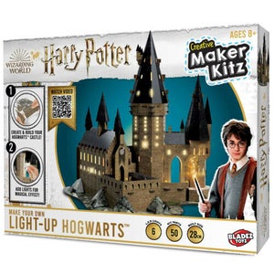 Harry Potter Byggesæt - Hogwarts Med Lys - Byggelegetøj Hos Coop