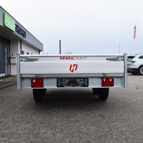 Henra Platformtrailer 1.600 kg Dobbeltakslet ink...