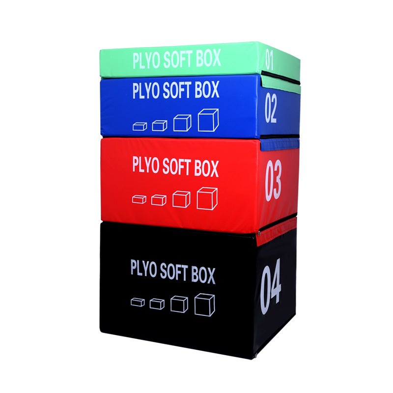 Plyo Soft Box Sæt / Jump box Sæt med 4 størrelse...