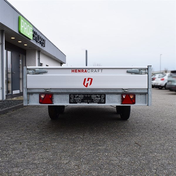 Henra Platformtrailer 1.600 kg Dobbeltakslet ink...