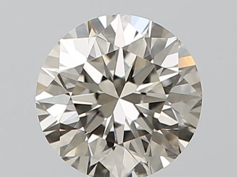 Diamant GIA Round 0.40ct N Very Light Brown VVS2...