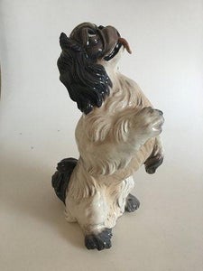 Dahl Jensen Figur af Hund. Pekingeser meget Stor 38cm No 1169 VI SENDER