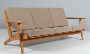 Hans J. Wegner tre personers sofa model GE-290/3