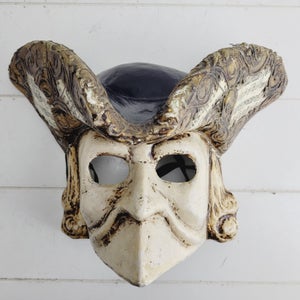 ⭐️- Håndlavet Venetiansk Maske - Et Unikt Kunstværk