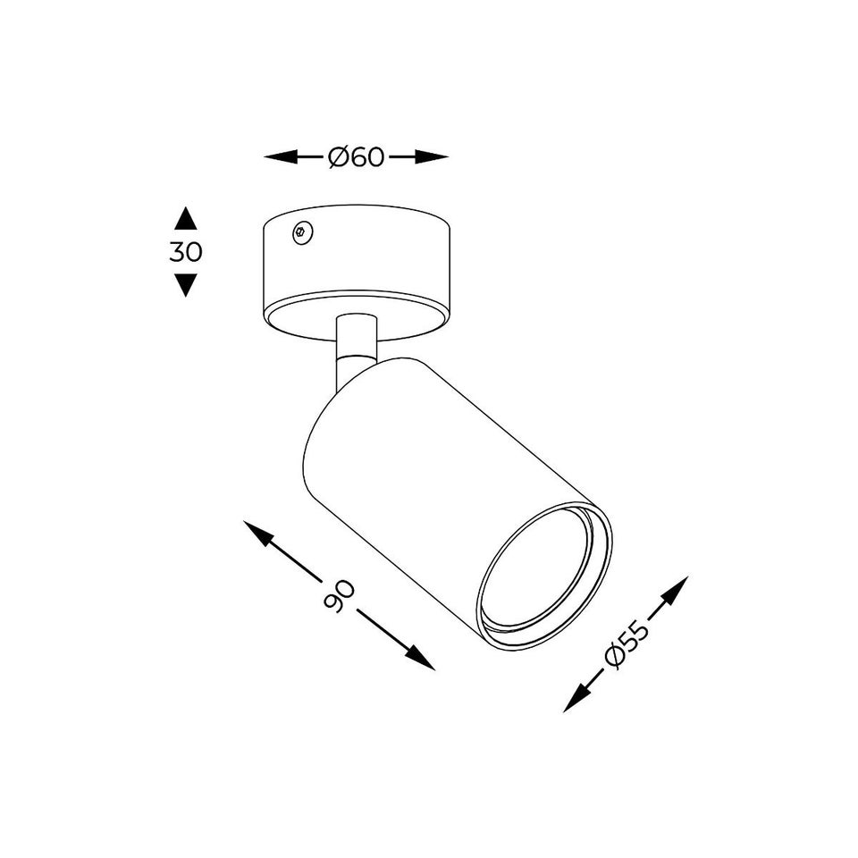 Stan spotlampe hvid (gratis levering)