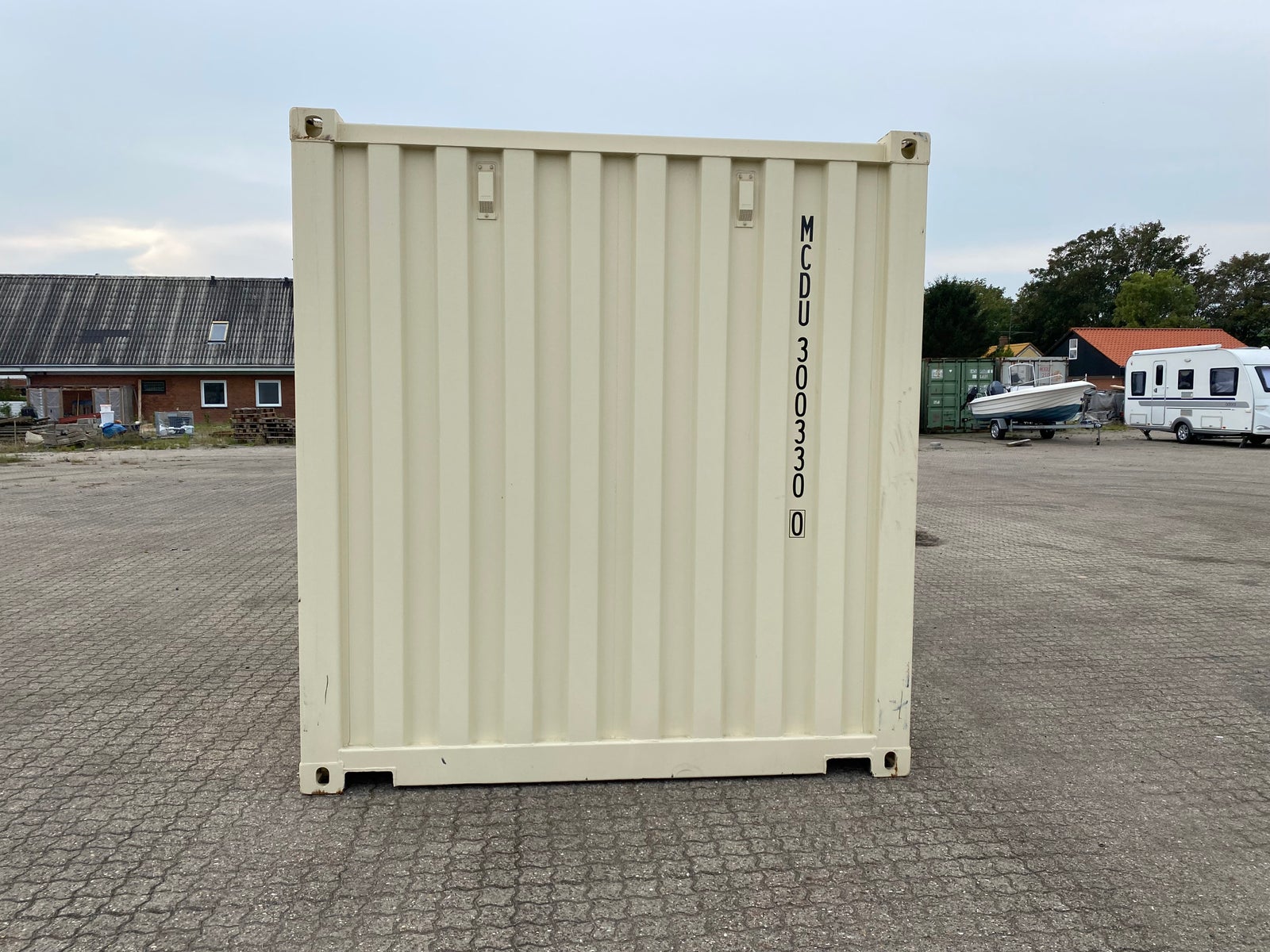 20 fods container NY One Way i Flot Ral 1015 fa...