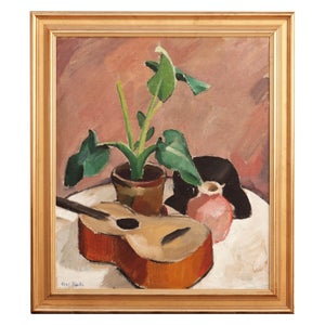 Olaf Rude maleri. Olaf Rude, 1886-1957, olie på lærred. Opst