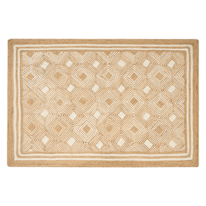 Tapis en jute beige 200 x 300 cm KALEKOY 