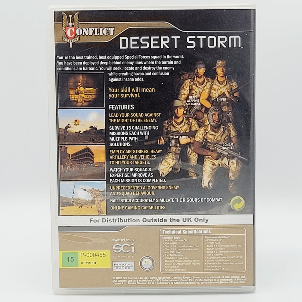 ⭐️PC: Comflict Desert Storm - KØB 4 BETAL FOR 3 