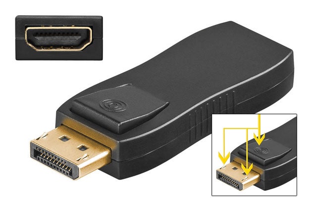 kylling mest Den sandsynlige Displayport til HDMI adapter (Displayport han -> HDMI A hun), sort – dba.dk  – Køb og Salg af Nyt og Brugt