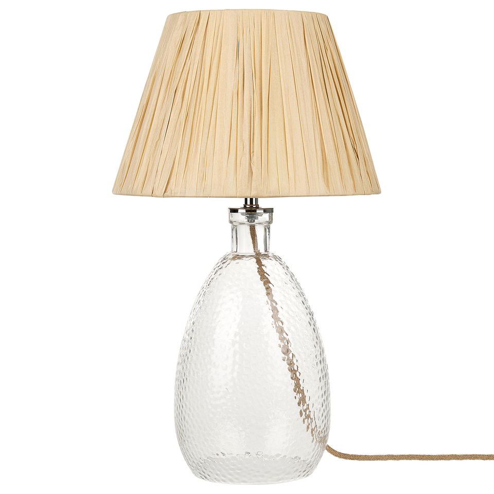 Bordlampe i glas Transparent BLANCO