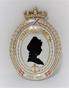 Royal Copenhagen. Silhouette platte. Prinsesse Marie. 1865-1