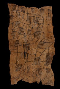 M'buti pygmæ bark maleri - DR Congo