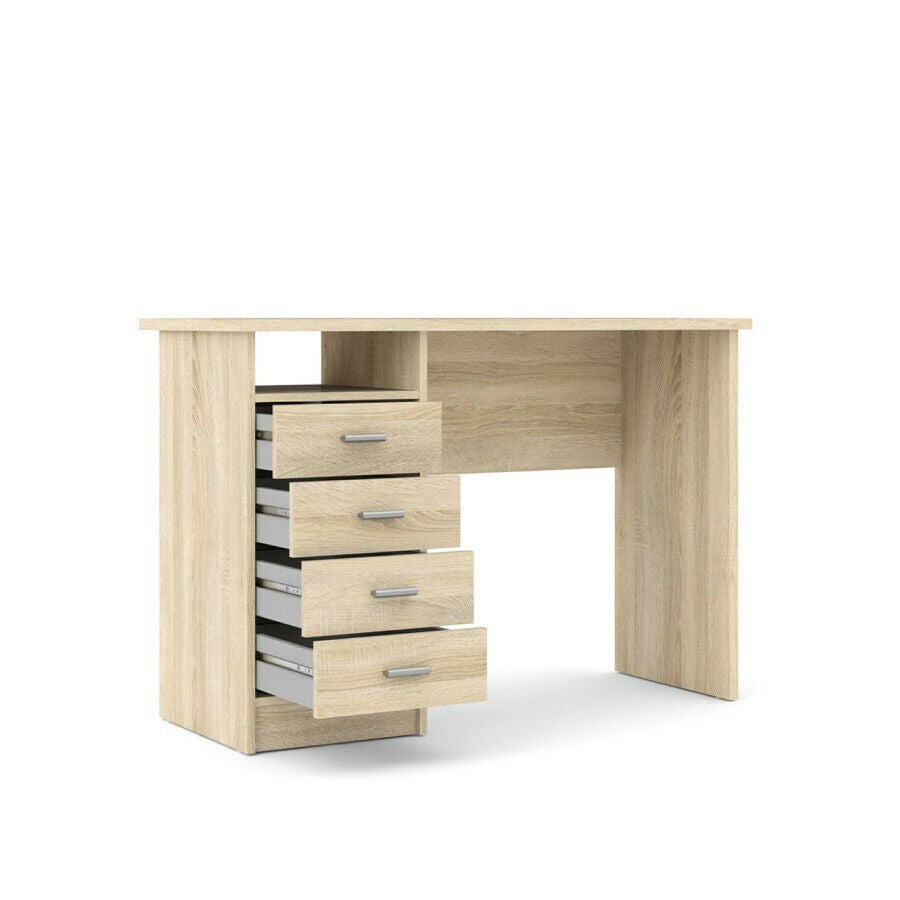Fula skrivebord 4 skuffer eg struktur.