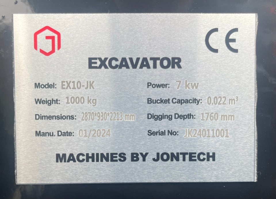 Minigraver ✅ JONTECH EX 10-JK 2024