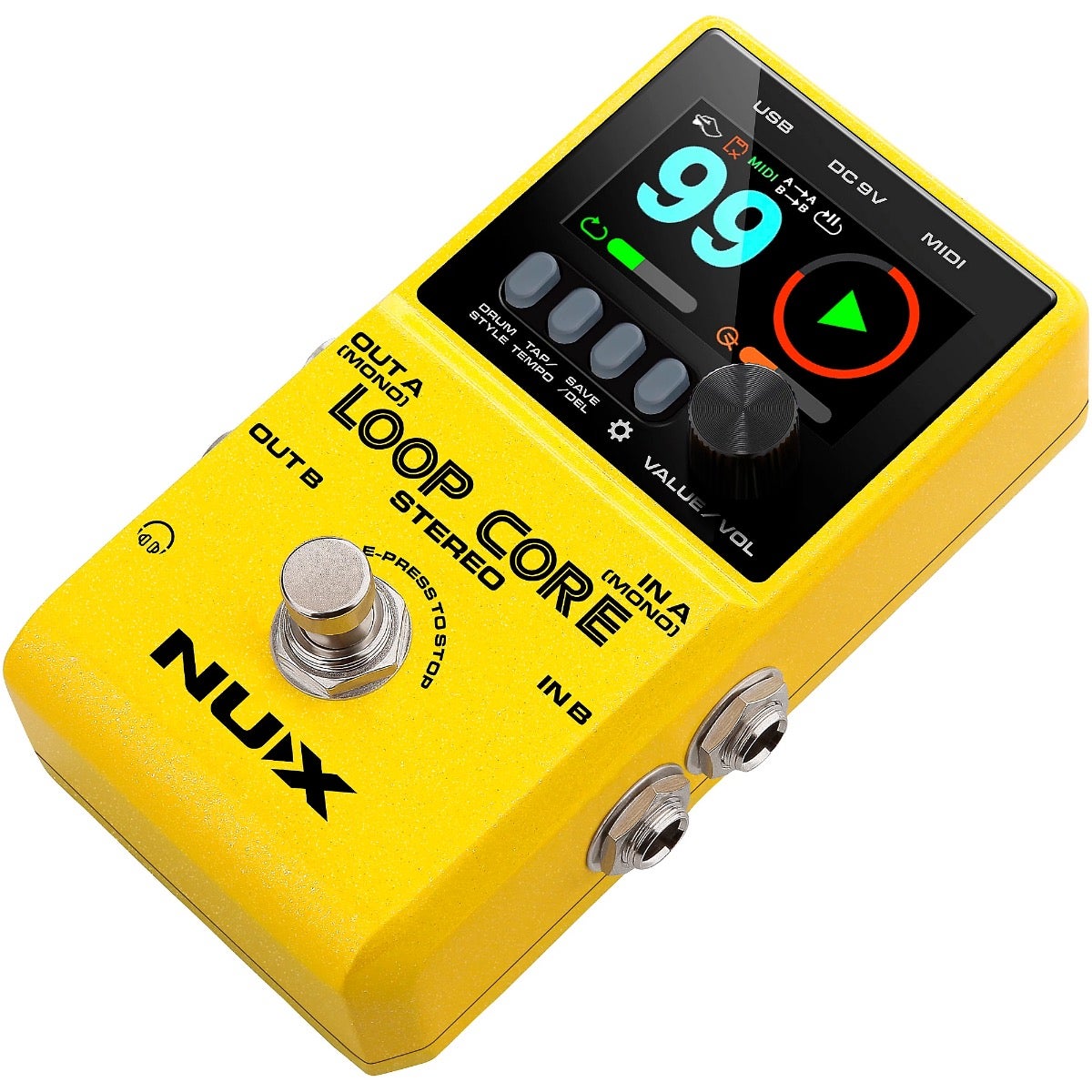 Nux Loopcore Stereo loop-guitar-pedal