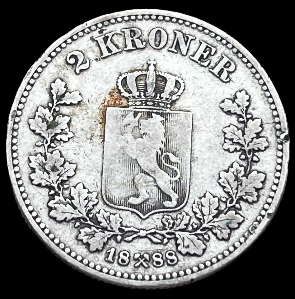 Skandinavien, mønter, 2 krone