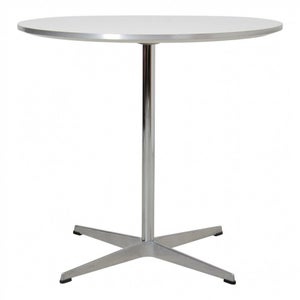 Arne Jacobsen hvidt Cafebord 75 cm