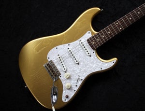 Fender Custom Shop Stratocaster 65 Transparant Gold Relic Finish