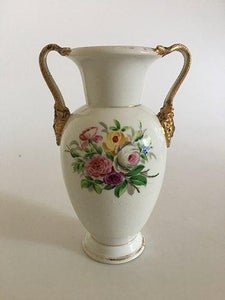 Bing & Grøndahl tidlig vase med slangehåndtag VI SENDER