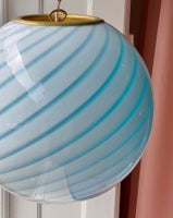Ceiling lamp - Aqua blue swirl (D30)