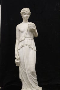 Skulptur, Statua di Ebe, dal modello di Thorwaldsen - 112 cm - Marmor