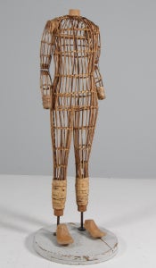 Mannequin af flet, først halvdel af 2000 århundrede