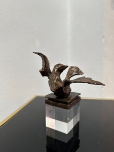 Nag Arnoldi (1928-2017) - Skulptur, Uccellino - 12 cm - Bronze - 2015