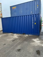 20 fods Skibscontainer   ny  blå  eller gråsort