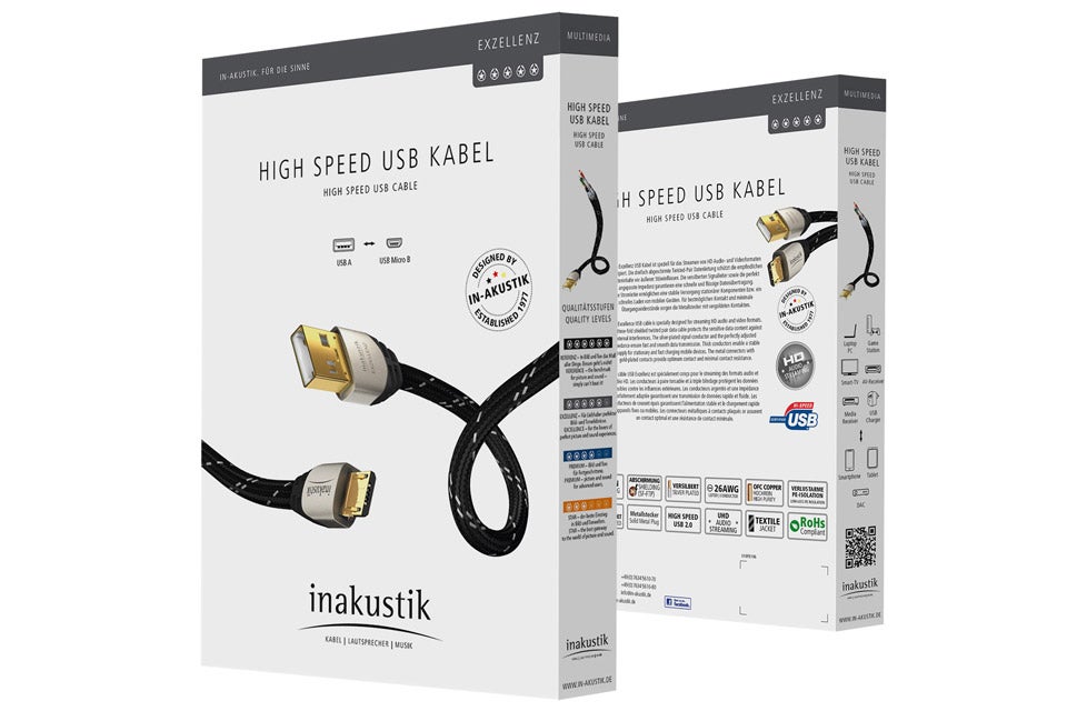 Inakustik Excellence Micro USB kabel (USB Type A - Micro B) | 1,5