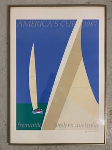 Plakat, America´s Cup, 1987