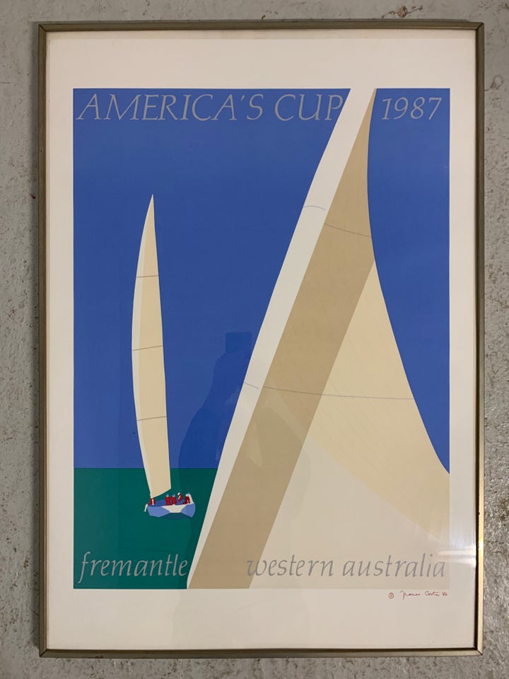 Plakat, America´s Cup, 1987