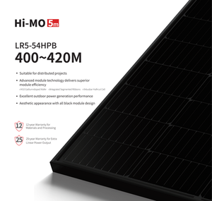 Solceller, Longi 410W Full Black - fra verdens største producent af solceller