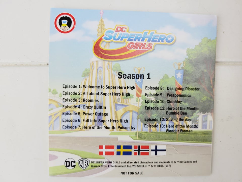 90 stk Dc Super Hero Girls DVD særson 1