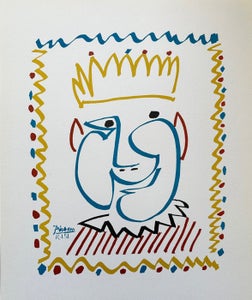 Pablo Picasso (1881-1973) - Le roi heureux  / Carnaval 1951
