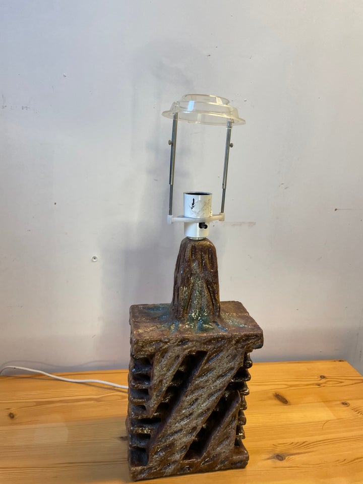 Brutalist keramik bordlampe 