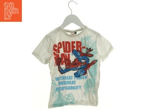 T-Shirt med spiderman motiv fra Marvel (str. 122 cm)