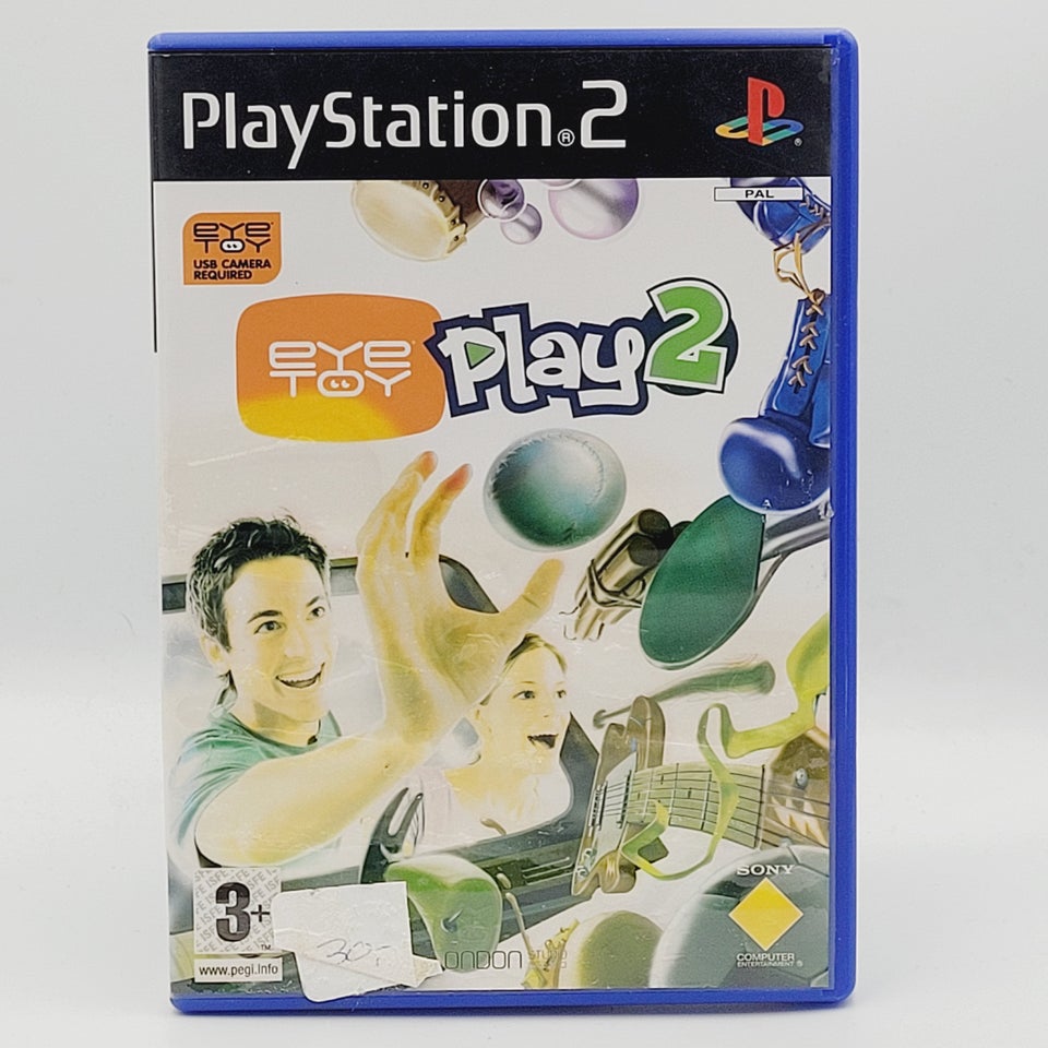 ⭐️PS2: Eye Toy Play 2 - KØB 4 BETAL FOR 3 