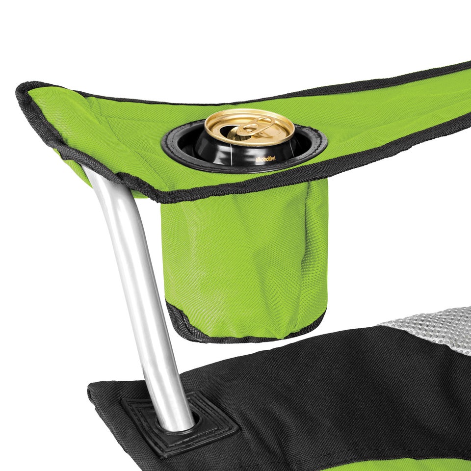 2 Campingstole polstret grøn