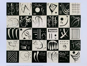 Wassily Kandinsky (1866-1944) - (after) - Trente, 1937 - Artprint - 50 x 70 cm