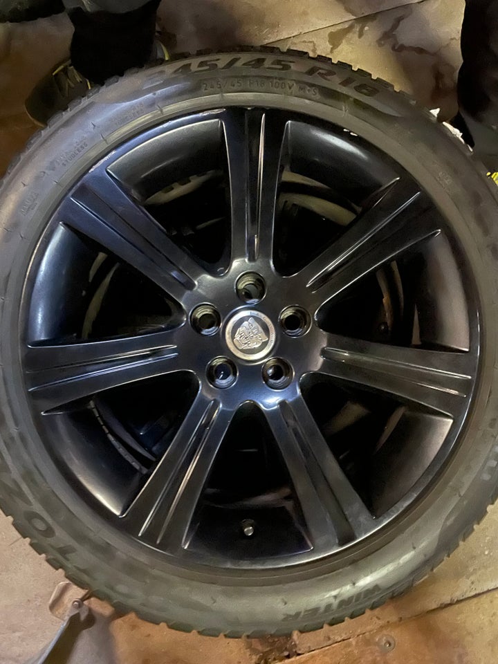 18” orignale Jaguar XF fælge med gode Pirelli vi...