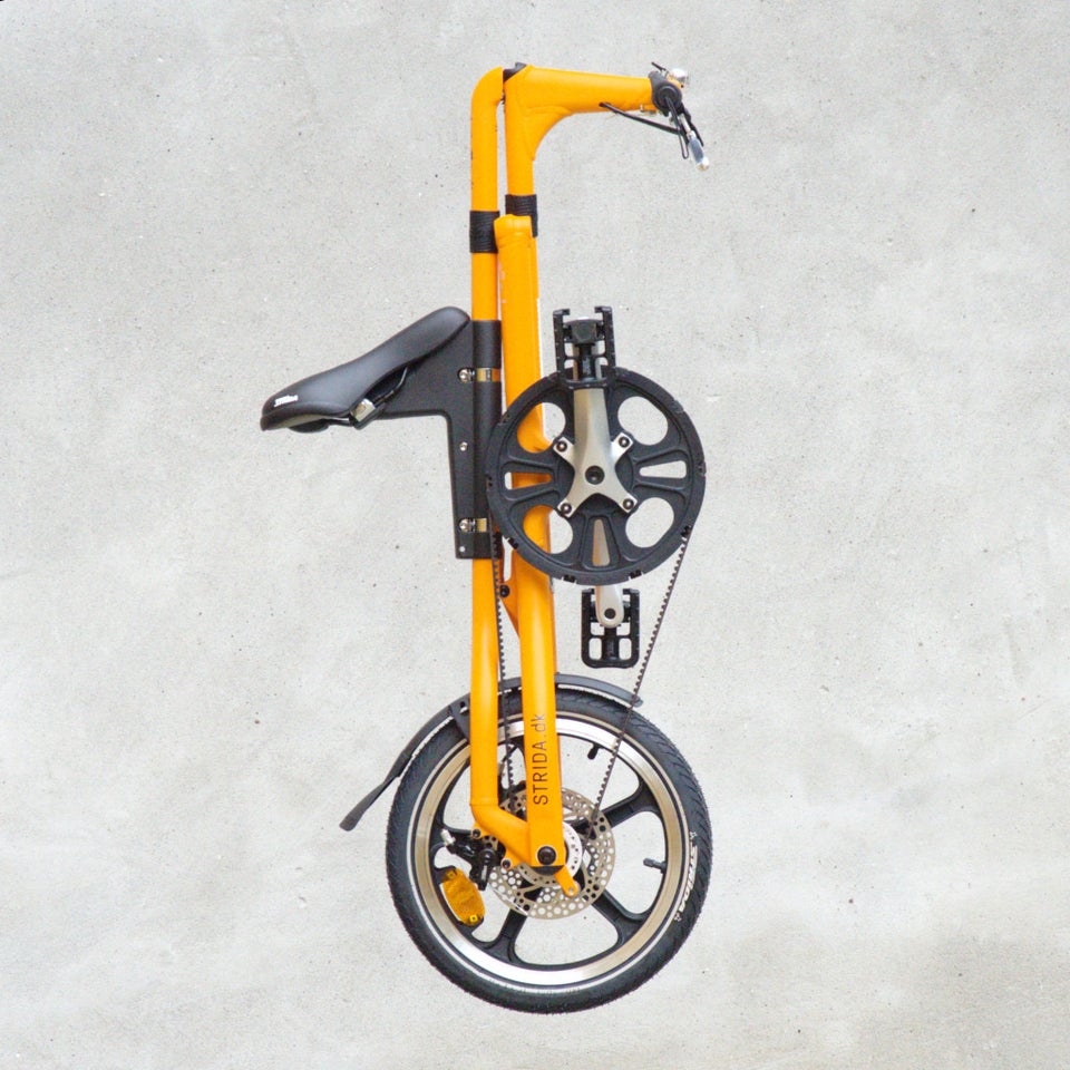 Orange Strida LT - Fabriksny Strida foldecykel s...