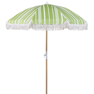 Parasol grøn/hvid ø 150 cm MONDELLO