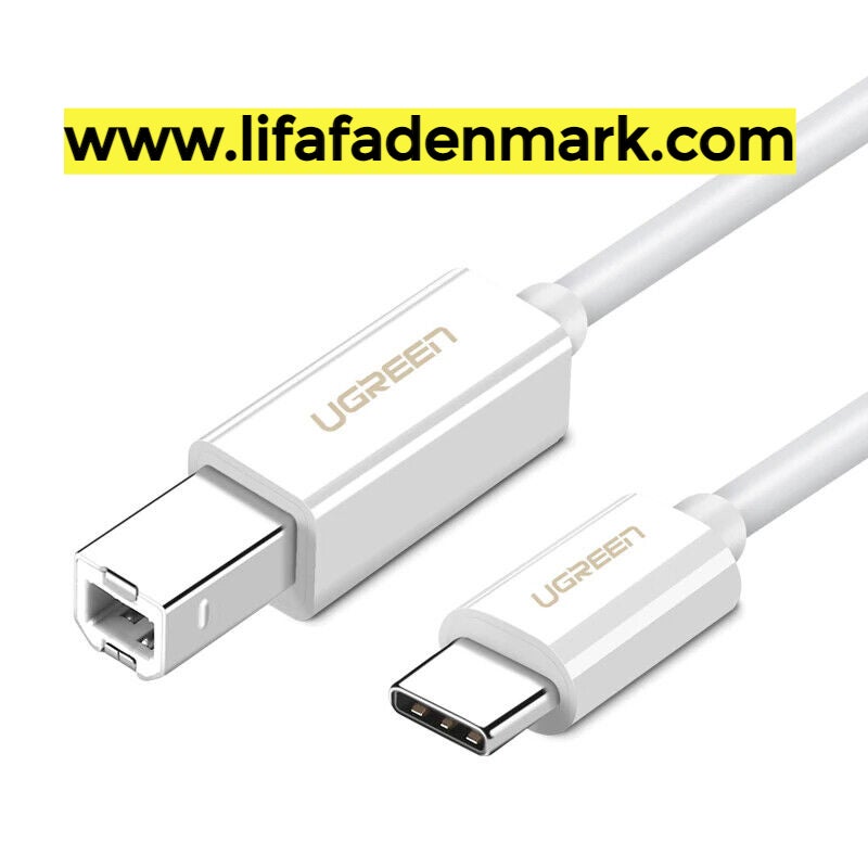 USB Type C til USB Type B 2.0 Kabel Printer Scan...