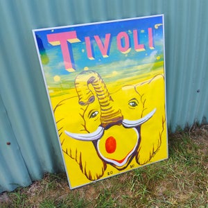 Tivoli plakat fra 2010 i aluramme